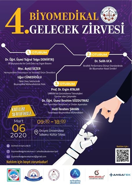 ERCİYES ÜNİVERSİTESİ BİYOMEDİKAL GELECEK ZİRVESİ