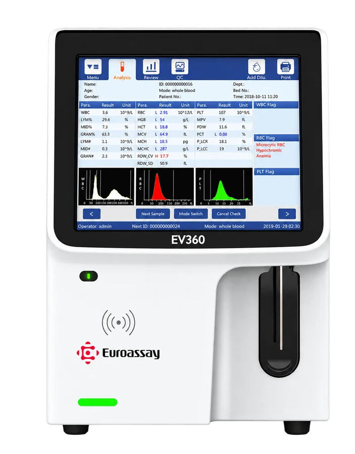 EV360 — Veteriner Hematoloji Analizörü