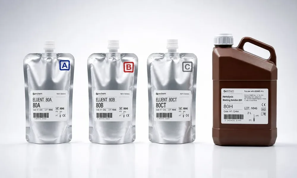 Archem HbA1c HPLC eluent and reagent solutions