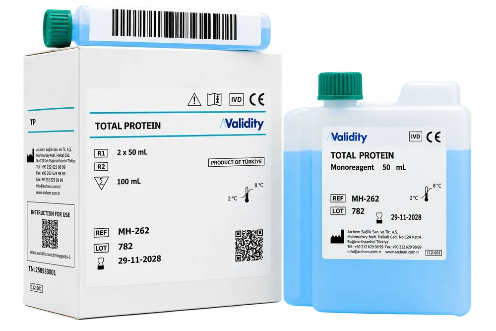Validity aV-500 analyzer with Archem dedicated clinical chemistry reagents